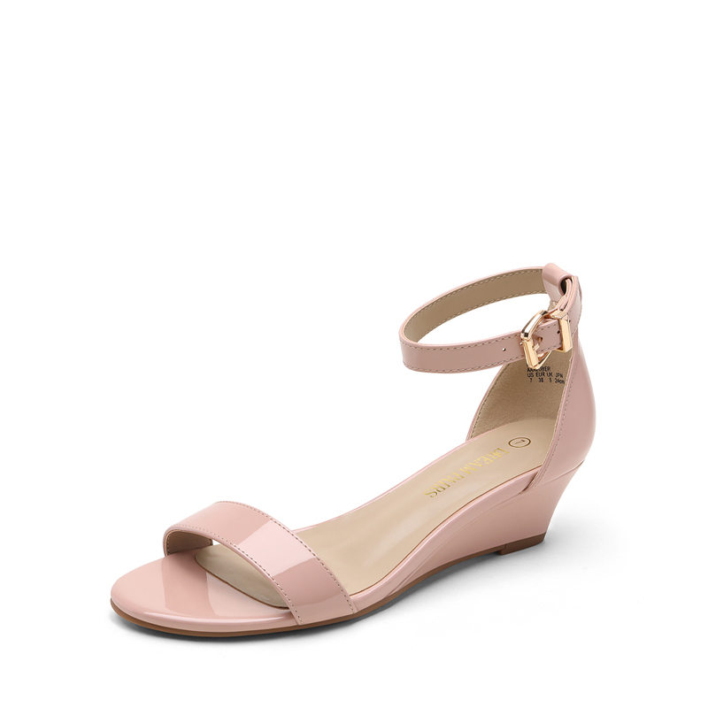 Women s Open Toe Wedges Low Wedge Sandals Dream Pairs